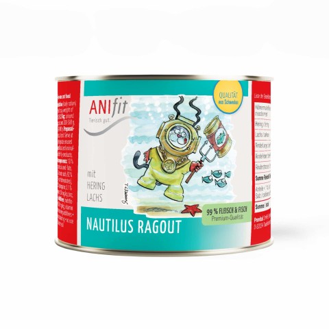 Kat Natvoer Nautilus Ragout 200g 6 Stuk -1- Anifit